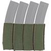 ACEXIER MK Accessori Tattici per Il Petto MP5 MP7 Quadruplo Caricatore Inserire Pouch Militare Caccia Vest Built-in Elastico Caricatore Holder (MP7-Green)