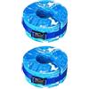 Generico Acquatici Swim - Manicotti In Schiuma EVA Ad Alta Galleggiabilità, Set Da 2 Pezzi | Per Esercizi Di Acquagym, Ausilio Per L'allenamento Portatile | Attrezzatura Ṕer Il Fitness Con Anello