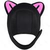 Hotainoys Cuffia da Nuoto Donna Adulto, Cuffia Termica per Acqua Fredda con Simpatico Orecchio di Gatto in Neoprene con sottogola Copricapo da Immersione per Uomo Donna Vela Sport Acquatici Nuoto
