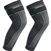 DZYP Ginocchiere Sportive, Ginocchiere A Compressione, Utilizzate per Corsa, Sport, Fitness, Alpinismo, Basket, Sollievo dal Dolore Articolare. Protezione per Il Ginocchio. (Verde,XL)