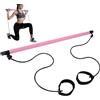 Opilroyn Set di barre per pilates, barra per pilates multifunzione, leggera, leggera, elastica, portatile, facile da installare, multifunzione, attrezzatura per il fitness per yoga, pilates