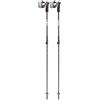 Leki Bastoncini da Sci Peak Vario 3D, Black-Dark Anthracite-Orange, 110-140cm