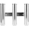 Aramox Supporto per canna pesca per barca Aramox, porta canne pesca in acciaio inossidabile a 3 tubi Accessorio hardware per barche yacht
