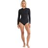 BILLABONG Salty Dayz Natural - Muta da donna a maniche lunghe da 2 mm, colore: nero