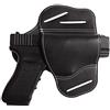 Gexgune IWB Fondina in Pelle, fondine di Pistola per Cinture in Vita Handmade | 3 Slot Pancake Desigh | Nascosto Carry Compatibile più 1911 Stili con 4 /5 Botti o Tutte Le Pistole Simili