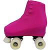 GISI Danza Copripattini in Lycra per Pattinaggio - Taglie dal 34 alla 42 - Vari Colori - 100% Made in Italy (S - Misura Pattini 34/36, Fucsia)