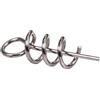 GANPUB 50 pz/confezione da 14 mm argenteo manovella gancio di centraggio Pin esche da pesca esche fisse per fermo ago molla Twist Lock Spring Twist Lock gancio da pesca perno di centraggio ami da pesca sport