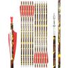 surwolf Frecce per Balestra Bullone per Balestra in Carbonio 16 17 18 20 22, Freccia in Carbonio da Caccia per Balestra Frecce per Balestra da Caccia 12 PCS (Verde, 18)