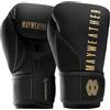 Hayabusa Mayweather - Guanti da boxe da uomo e donna, colore: nero/oro, 16 once