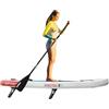 Ciounmb Paddleboard SUP Paddle Pompa Zaino Pinna, Gonfiabile, 315 cm, Windsurf, spiaggia, famiglia, set completo con pompa, zaino e 2 pinne