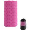Morbuy Antiscivolo Yoga Asciugamano Extra Lunga, Morbuy in Morbida Microfibra Design Ingegnoso Asciugamano per Fitness Ideale per Yoga, Pilates e Allenamento (183cm*63cm,Rosa Rossa)