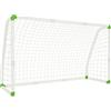 HENGMEI Porta da calcio in PVC per bambini con rete da giardino e calcio, 245 x 155 x 90 cm