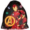 PASO School Shoe Bag Marvel Avengers Iron Man, black, school shoe bag
