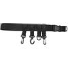 Honseadek Cintura da pesca Wader Accessori regolabili Cinghia per Appendere Nylon Surfing e 3. - Nero Fibbia Fettuccia con 8 cm