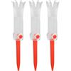 Tiiyee Tee da Golf Flessibili, T-Shirt Superiore Morbida in Gomma Supporti per Driver Praticamente Indistruttibili Riduce L'attrito E Lo Spin Laterale Uomo Donna Set di Allenamento per Colpire(Rosso)
