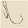 Oceanlend Ami da pesca doppi in acciaio al carbonio, confezione da 20, perfetti per pescatori di lucioperca (1#)
