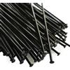 TANGSIYANG Raggi Bicicletta Raggi for Biciclette MTB in Acciaio Inossidabile 26 Pollici 27,5 29 a Testa Dritta Bici da Strada Gomito Barra d'Acciaio Parti di(Straight 268mm)