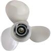 AUBEST Elica in Lega di Alluminio 25-60HP, elica fuoribordo Marina(11 5/8X11-G)