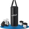 ArtSport sacco da boxe per bambini - sacco da boxe da 8 kg sospeso, inclusi guantoni da boxe, fasce e supporto da soffitto - set sportivo ideale per il pugilato dai 6 anni