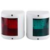 FastUU Luci di Navigazione a LED per Barche, Luce Rossa e Verde di Prua e di Poppa, Luce di Segnalazione Marina Impermeabile per Yacht, Barca da Pesca, Barca Galleggiante 12V-24V