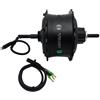Hallomotor 8FUN 36V 48V 500W Motore con mozzo DC senza spazzole con filettatura posteriore 175mm/190mm per Fatbike (48V 500W, Larghezza del forcellino: 175 mm)