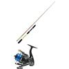 Generico Kit pesca Eging Calamari e seppie Canna Lineaffe Squiddy 100gr + Mulinello Kolpo Arya 6000