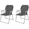 Mojawo Oxfort - Set di 2 sedie pieghevoli da campeggio, in metallo, 53 x 46 x 74 cm, colore: Lime