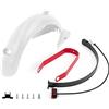 LOXIDA Staffa fanale posteriore per scooter Max G30 G30LP elettrico Scooter parafango posteriore Set (bianco+rosso)
