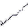 AmStaff Fitness - Barra per arricciatura multiuso EZ con doppio gancio (EZ Curl) LAT