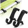 Mobilefox Set di ganci per casco da bicicletta per rimorchio Thule Chariot bicicletta
