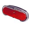 RMS Fanale/Faretto LED Posteriore Bici Batteria Attacco Portapacchi con Pile City