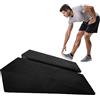 Jlobnyiun Tavola inclinata per squat - Cuneo di squat sollevato leggero e portatile con tacco antiscivolo, blocchi di yoga, allenamento a casa per uomini e donne, allenatore di tavola