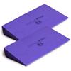 Yoga Studio Blocchi a cuneo da yoga in EVA, confezione da 2 (coppia), tavola inclinata, per polpacci, in schiuma EVA leggera, mini cunei, antiscivolo, per polsi e mani (rosa polvere)