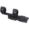 PBTMCD Supporto For Cannocchiale QD A Sbalzo Con Doppi Anelli Da 25,4 Mm E 30 - A Sgancio Rapido In Lega Di Alluminio Monopezzo For Guide Picatinny 20(Long Type Black)