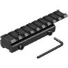 ProWildGear Length 100mm Rail 11 mm to 20 mm Dovetail Rail Adaptor for 20 mm Picatinny Rail