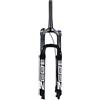 DHNCBGFZ Forcella Sospensione Pneumatica MTB 26/27,5/29 Escursione 120 Mm Regolazione del Ritorno Tubo Dritto/Conico 1 1/8 QR 9 Mm Blocco Manuale/remoto Forcelle Mountain Bike(Tapered,29in)