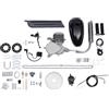 GAOUSD Kit motore rapido 2 tempi 80 cc, silenziatore 75 dB, adatto per biciclette da montagna 26-28 pollici, bici da strada, capacità massima 180 kg