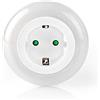 NEDIS Plug-in LED Night Light | Sensore di movimento | Sensore di giorno/notte | 3680 W | 10 lm