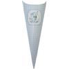 Generico cono coni portaconfetti da 19 cm porta confetti per bomboniere celebrazioni ricordo evento varie tipologie bomboniera portariso per riso e dolcetti (Elefantino Azzurro, 10 pezzi)