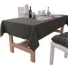 PETTI Artigiani Italiani - Tovaglia da Tavola Rettangolare, Tovaglia Elegante, Tovaglia Tinta Unita in Cotone, Copritavolo Cucina, Tovaglia Grigio Fumo X24 Posti (140x450 cm), 100% Made in Italy