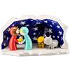 Alessi Happy Eternity AGJ01 W - Presepe di Design in Porcellana Decorata a Mano con Statuine della Sacra Famiglia, 5 Pezzi