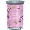 Yankee Candle Signature Candela Profumata, Orchidea Selvaggia in Tumbler Grande, Candele di Miscela di Cera di Soia Lunga Durata, Regalo per le Donne