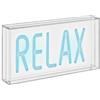 WD Lifestyle Insegna Neon Decorativa con Scritta (Relax)
