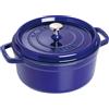 STAUB Casseruola/Cocotte in Ghisa, Rotonda 22 cm, 2.6 Litri, Blu (Scuro)