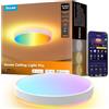 Govee Plafoniera LED Soffitto RGBIC, Smart Lampadario LED Ø38cm, 48,5W Lampada da Soffitto Dimmerabile 4300lm Lavorare con Matter Alexa Google Home, Luce per Camera da Letto Soggiorno Cucina Corridoio