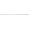 Gedy Tenda Diametro 25cm, Estensibile 105/240cm, Misure e Peso: 2,3X93,5X93 CM & 0,3 kg, Asta Doccia in Acciaio, Finitura Bianca, Design R&S, 2 Anni di Garanzia, Metallo, Unica