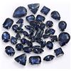 Brillabenny 50 Pietre CASTONI Strass da Cucire Cristallo Vetro Mix CABOCHON Stone Claw DECORI Gioielli Bijoux Abito Scarpe (Blu Navy)