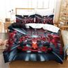 LILIlaobiao Ferrarii Racing Biancheria Da Letto King（220x240cm）, Confortevole Formulaone Set Copripiumino Calore Set Di Biancheria Da Letto Lavabile Finezza