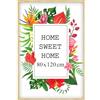 MG Design Cornice 80x120 cm - colore Naturale, in legno, con vetro acrilico - da appendere in verticale o in orizzontale, senza sfondo, per foto, poster, puzzle