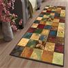 LYYK Tappeto Camera da Letto Lavabile Antiscivolo Antimacchia Durevole Motivo Geometrico Tappeto Runner corridoio per Soggiorno Camera da Letto Cucina Bagno, 60x100cm Color14